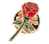 Baluue Épingle Accessoire Vestimentaire Polyvalent en Alliage de Zinc Forme de Rose Élégante et Créative pour Femmes, pour Fêtes et Tenue Quotidienne