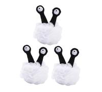 Baluue Éponge de Bain Cartoon Extra Grosse 3Pcs Gommage Corporel Bain Utilisation Domestique