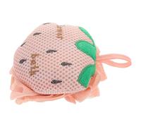 Baluue Éponge De Bain Exfoliante Luffa Fraise Grosse Taille Double Face Pour Corps Adultes Salle De Bain Emballée Individuellement