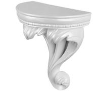 Baluue Étagère Murale Flottante Résine Blanche Européenne Support de Rangement Décoratif pour Salon Cuisine et Salle de Bain Design Moderne et Résistant Gain de Place