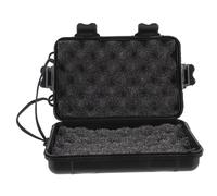 Baluue Étui de Voyage Étanche et Antichoc pour Montres Homme, Boîte Rigide Noire 170x110x50mm, Organiseur Sécurisé Portable Camping Randonnée