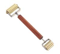 Baluue Face Roller Multi-functional V-shape Facial Massager Tool For Women Gentle Skin Stimulation And Lifting Device With Wooden Handle For All Skin Types