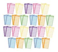 Baluue Feuilles de Budget Perforées Colorées 50 Pcs, Recharges pour Classeur Budgétaire, Feuilles de Suivi des Dépenses Quotidiennes Pratiques, Accessoires de Bureau Couleur Aléatoire