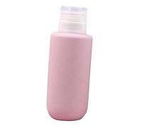 Baluue Flacon Souple En Silicone 200 Ml Conteneur De Liquide De Voyage Pratique Rose Portable Pour Articles De Toilette Féminins Usage Voyage Léger Et Étanche