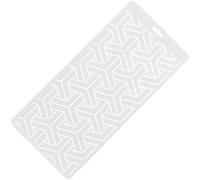 Baluue Gabarit de Couture Patchwork DIY 36X17 CM en Plastique Transparent Outil de Matelassage pour Quilting Patrons de Couture Soi-Même Modèle Précis pour Créations Textiles
