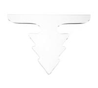 Baluue Gabarit de Découpe Transparent pour Planche à Découper Pochoir de Poignée Noël Outil de Traçage Cuisine Précis