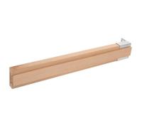 Baluue Glissières de Tiroir en Bois 350 MM Système Coulissant Fluide Rail Métallique Intégré Quincaillerie de Tiroir Coulissante pour Meubles et Commodes Montage Inférieur Kit 1 Jeu