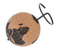 Baluue Globe Liège pour Bureau avec Support Stable Carte Du Monde Éducative Décorative Cadeau Original pour Voyageurs et Amateurs de Géographie