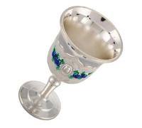 Baluue Gobelet Métal Vintage Rétro Décoratif pour Vin et Whisky Coupe Compacte pour Maison Fêtes et Voyages