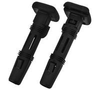 Baluue Guide Plastique pour Appuie-tête de Siège Voiture Type B Diamètre 12,7 Mm, Kit 2 Pièces Verrouillage Réglable pour Intérieur de Véhicule