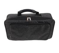 Baluue Guitar Effects Pedal Board Hard Case With Shockproof Lining Portable Pedalboard Travel Storage Bag For Electric Guitar Accessories Grey