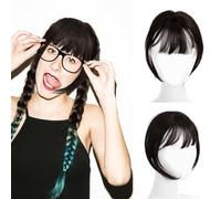 Baluue Hair Toppers Avec Frange Pièce Capillaire Clip-in Pour Cheveux Fins Extensions De Cheveux