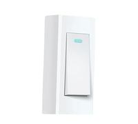 Baluue Interrupteur à Bouton Poussoir Mini Paddle pour Lampe Murale de Sécurité Interrupteur Unipolaire Compact Installation Facile pour Lampe de Chevet pour Chambre