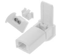 Baluue Jeu de 1 Pièce de Supports pour Stores Plissés en Plastique Accessoires de Réparation Robustes pour Stores Verticaux Comprendant 2 Bouchons de Rails Latéraux Compatible pour