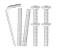 Baluue Kit de Accessoires pour Arbre à Chat DIY Vis à Tête Plate Vis Cruciformes et Hexagonales Boulons Filetés Longs Réglables pour Fixation Murale et Meuble Remplacement pour Arbre