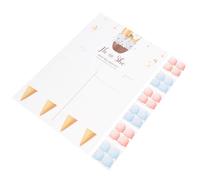 Baluue Kit de Cartes de Jeu pour Révélation du Bébé 1 Ensemble avec 1 Affiche F8-1-1 18 Cartes Garçon Décorations pour Fête Prénatale et Shower Articles pour Révélation du Garçon ou