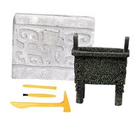 Baluue Kit De Creusement en Bronze pour Garçon Et Filles Jouet Éducatif 1 Kit Outils D'excavation pour L'apprentissage Précoce Exploration Scientifique à La Maison Jouet D'archéologie