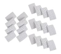 Baluue Kit de Manucure 20 Pièces Papiers Abrasifs 100 150 180 240 pour Soin des Ongles Limes à Ongles Polissoirs Petits Outil Professionnel pour Préparation et Polissage Domicile et