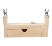 Baluue Kit d'Outils de Bricolage pour Fabrication de Bracelets Cadre en Bois Réglable Support à Bracelets pour Tissage de Cordons DIY Accessoires Artisanaux pour Loisirs Créatifs Kit