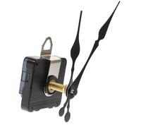 Baluue Kit Mécanisme Horloge Murale Silencieux DIY Mouvement à Couple Élevé Long Aiguilles Métal de Rechange pour Réparation et Création de Pendules Salon