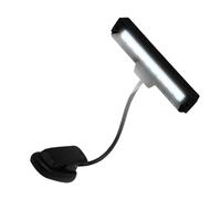 Baluue Lampe Pupitre LED Rechargeable USB Clip Flexible pour Lecture Musique Lampe de Bureau Pratique pour Étude Nocturne