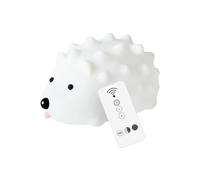 Baluue Lampe Veilleuse Hérisson LED Silicone USB Rechargeable Décoration Chevet Adorable et Douce pour Chambre Intensité Variable et Protection des Yeux