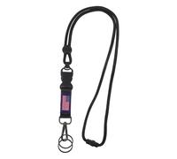 Baluue Lanière Tour de Cou Polyester Robuste avec Drapeau Américain Fonction Sécurité Détachable Porte-clés et Téléphone Style Patriotique Léger et Confortable