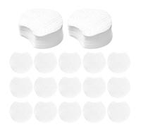 Baluue Lingettes Démaquillantes Épaisses en Tissu Non Tissé Format Semi-Circulaire Texture Nacrée 2400 Pièces Douces Yeux et Visage pour Peaux Sensibles et Extensions de Cils Usage