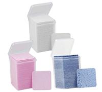 Baluue Lingettes Nettoyantes Pour Colle à Cils Boîtes Couleurs Mixées Essuie-glue Non Pelucheux Pour Extensions De Cils Pads De Nettoyage Réutilisables Pratiques Et Portables