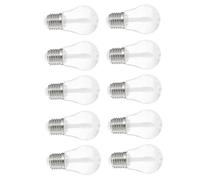 Baluue Lot De 10 Tubes Vides De Brillant à Lèvres Mini Ampoule 17 Argenté Plastique Transparent Rechargeable Pour Diy Cosmétique Voyage Portable