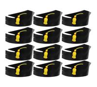 Baluue Lot de 12 Chapeaux de Remise de Diplômes en Papier Soi-même, Décoration DIY pour Fête de Fin D'année, Toques Papier pour Garçon et Filles et Élèves, Accessoire Festif Maison