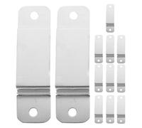 Baluue Lot de 12 Clips de Ceinture en Métal pour Mètre Ruban Support Arquée, Compatible Outils de Mesure, Fixation Solide pour Pantalon et Paquet, Accessoires pour Travaux de Couture