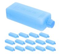 Baluue Lot de 15 Blocs Réfrigérants Rechargeables pour Ventilateur Mini, Petites Poches de Glace Réutilisables en Plastique, Accumulateurs de Froid pour Refroidisseur D’air et Transport