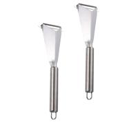 Baluue Lot de 2 Couteaux à Découper en Acier Inoxydable Cuisine, Outils de Sculpture de Fruits Compacts, Coupe-fruits Multifonction pour Usage Domestique et Professionnel, Taille Petite,