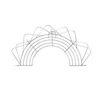 Baluue Lot de 2 Grilles à Huile Pliables en Acier Inoxydable 36 CM, Support Demi-Cercle pour Égoutter Friture, Ustensile Cuisine Compact et Multifonction, Accessoire Maison et