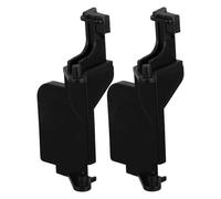 Baluue Lot de 2 Loquets de Porte Micro-ondes en Plastique Robuste, Tige de Support Renforcée, Remplacement de Charnière pour Four à Micro-ondes, Accessoires de Réparation la Cuisine,