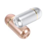 Baluue Lot de 2 Piluliers de Poche 10 Ml en Plastique Étanches Mini Flacons pour Gélules et Poudres Organisateur Portable Multifonction pour Voyage Bureau et Rangement Remède