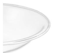 Baluue Lot de 2 Plats en Transparents de Chapeau de Plats de Rechange pour à Cire et Diffuseur D’Huiles Essentielles Compatibles Salon et Chambre Faciles à Nettoyer