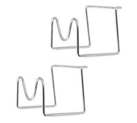 Baluue Lot de 2 Supports Portables pour Bonbonne d'Eau de 5 L Support Antidérapant en Caoutchouc Cadre de U pour Camping Maison et Voyages