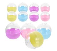 Baluue Lot de 25 Boules à Remplir Transparentes en Plastique 65 Mm, Capsules Automatiques Polyvalentes pour Distributeur de Jouets, Stockage de Petites Surprises pour Fêtes et Événements