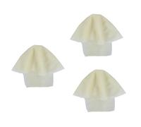 Baluue Lot De 3 Bonnets De Perruque Chauves En Latex Pour Cosplay Couvre-chefs Pour Halloween Jeu De Rôle Taille Unique Légers Et Confortables