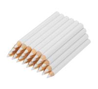 Baluue Lot De 30 Crayons à Pointiller En Bois Blanc Pour Nail Art, Stylo Blanchissant Pour Ongles, Outil De Pointillage Précis Pour Usage Professionnel Et Domestique