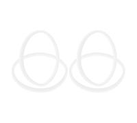 Baluue Lot de 4 Joints en Silicone Alimentaire 13,5 Cm pour Bol Carré de Blender 2l, Bagues D’étanchéité de Rechange Anti-fuite Compatibles Mixeurs de Comptoir, Accessoires la Cuisine