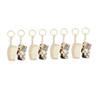 Baluue Lot De 4 Porte-clés Peignes À Dents Larges Et Petits Peignes Pour Démêler Les Cheveux Bouclés 2 Pièces X 4