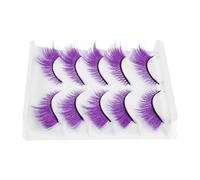 Baluue Lot De 5 Paires De Faux Cils Pour Maquillage Extensions De Cils Extensions De Courts De Japonais De Pour Cosplay De