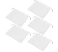 Baluue Lot de 5 Pochettes de Rangement pour Paquet à Main en Soie Cordon de Serrage Format 42 X 33 CM Paquet Organisateur Léger Multi-Usage pour Voyage Fête et Rangement Quotidien