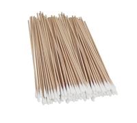 Baluue Lot De 500 Cotons-tiges De 15 Cm Avec Manche En Bois Pour Détecter Et Nettoyer