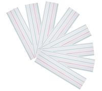 Baluue Lot de 8 Étiquettes Magnétiques Inscriptibles à Sec Autocollants pour Badges Nominatifs Format Quatre Lignes Couleur Rouge Réutilisables Pratiques pour Tableau Effaçable