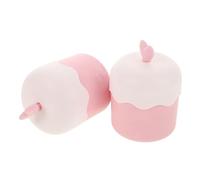 Baluue Machine à Mousser Portable en Plastique Rose pour Nettoyant Visage et 2 Pcs Facile à Nettoyer, Voyage Usage Féminin