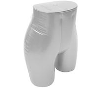 Baluue Mannequin Gonflable Demi-Corps Féminin PVC pour Short Jupe et Pantalon Présentoir Vitrine et Pratique Design Simple et Moderne